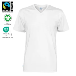 T-Shirt V-Neck Man White