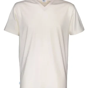 T-Shirt V-Neck Man Off-White