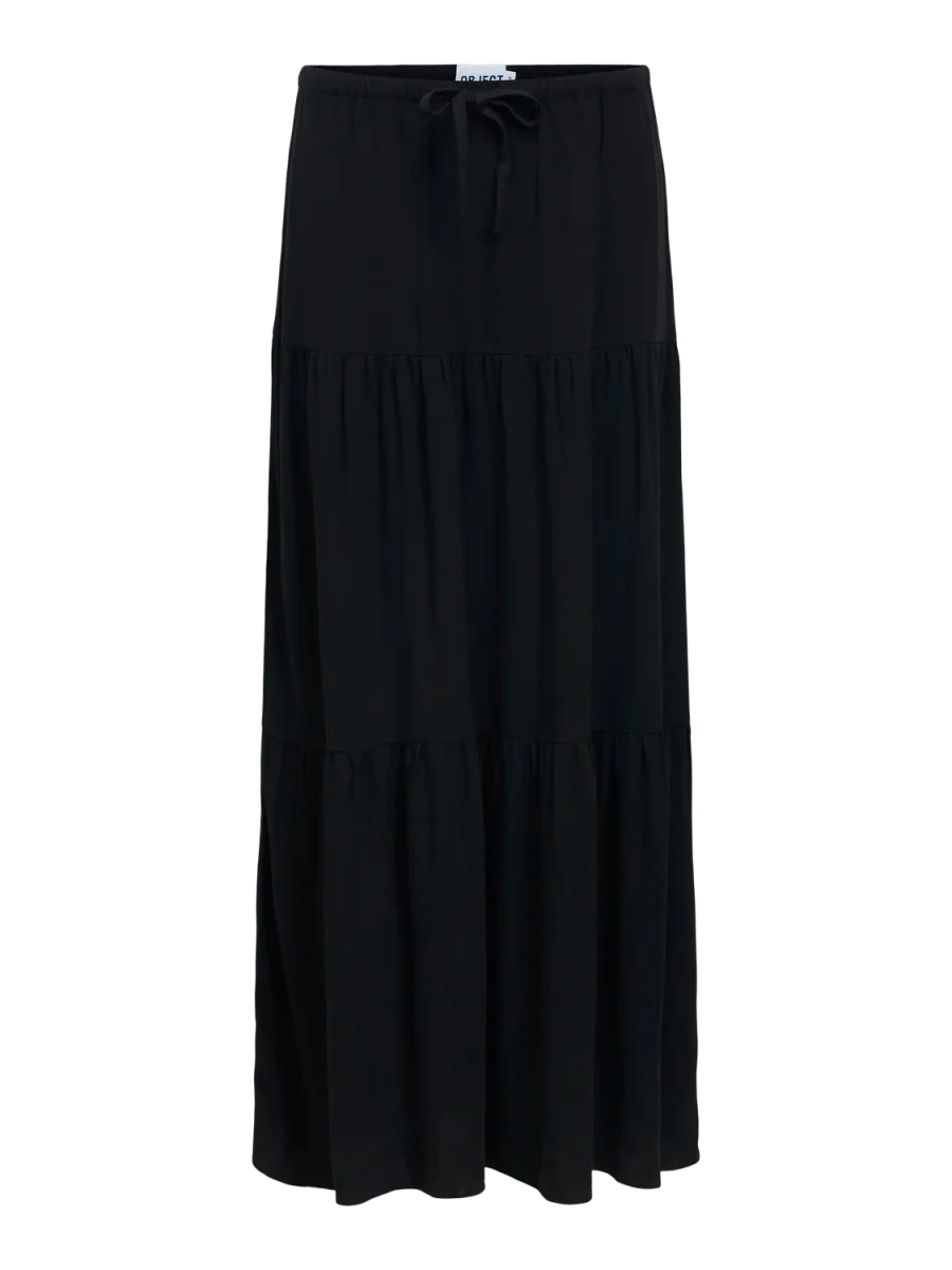 OBJSANNE Long Skirt - Black - Image 6