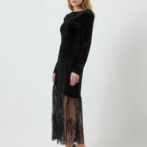 YASTERA Long Dress - Black