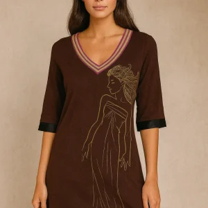 Hild Rief, Bell Maiden Dress Brown