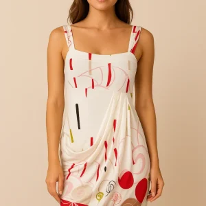 Hild Rief, Dress Drape Colorful