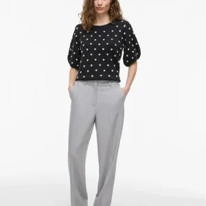 VISIFFE Trousers - Light Grey Melange