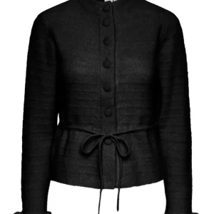 YASTHELLIS Knit Cardigan - Black