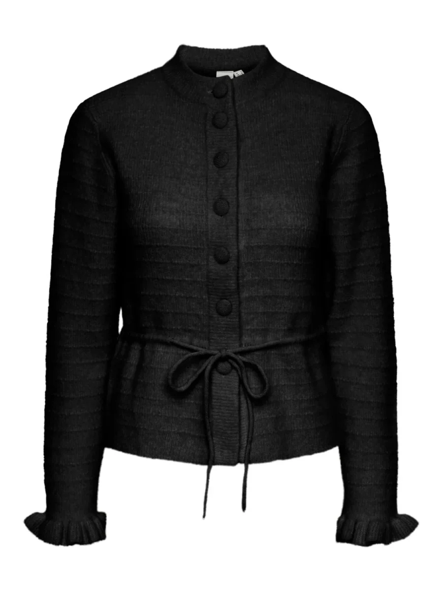 YASTHELLIS Knit Cardigan - Black - Image 2