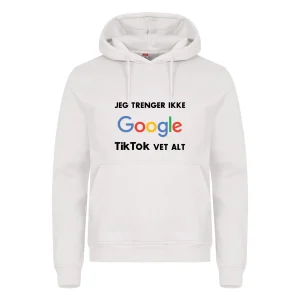 TikTok vet alt - hettegenser