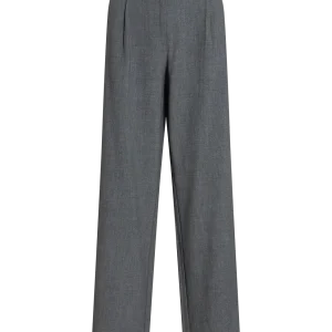 VIKARI Trousers - Dark Grey Melange