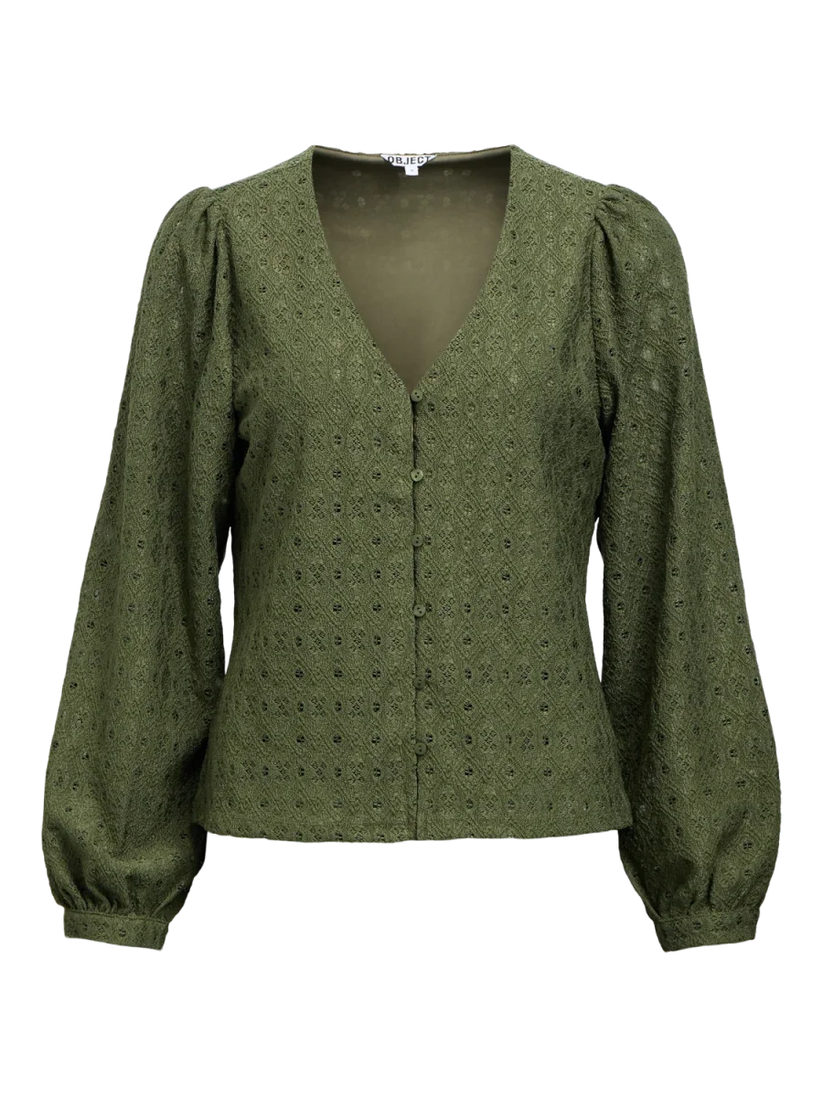 OBJLAILA Top - Bronze Green - Image 6