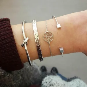 4pc tre of life armbånd sett