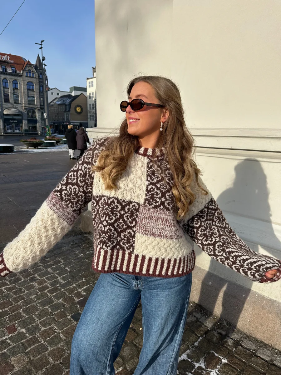 PCFUSION Pullover - Greige
