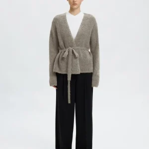 SLFGABRIELLA Knitted Cardigan - Steel Gray