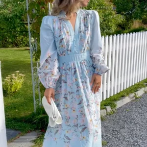 VIZANILA Midi Dress - Nantucket Breeze