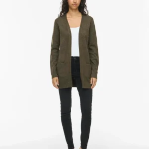 VIRIL Knitted Cardigan - Forest Night
