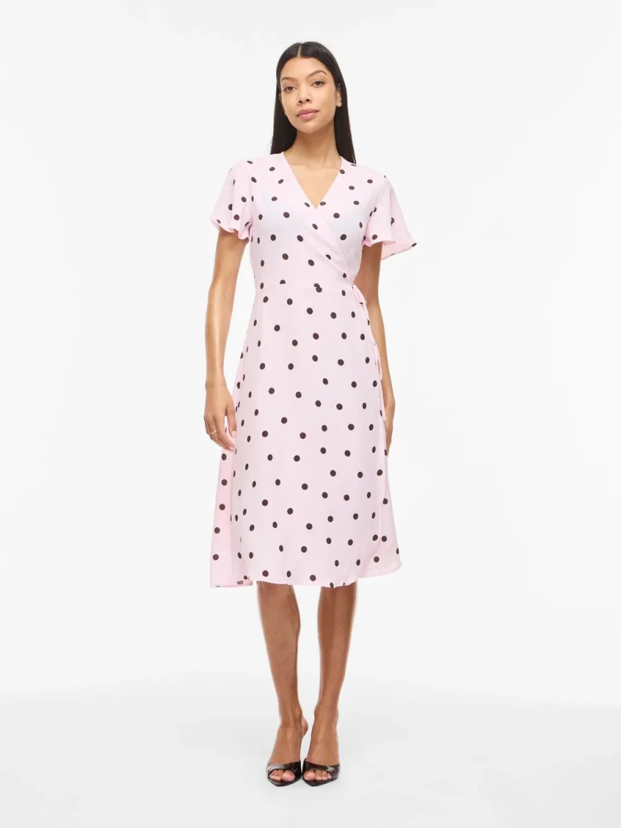 VILOVIE Midi Dress - Cherry Blossom