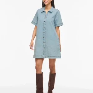VINUS Midi Dress - Light Blue Denim