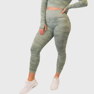 Forrest Camo Seamless Tights