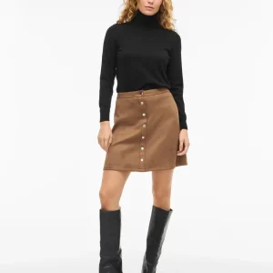 VIMOODY Short Skirt - Toasted Coconut