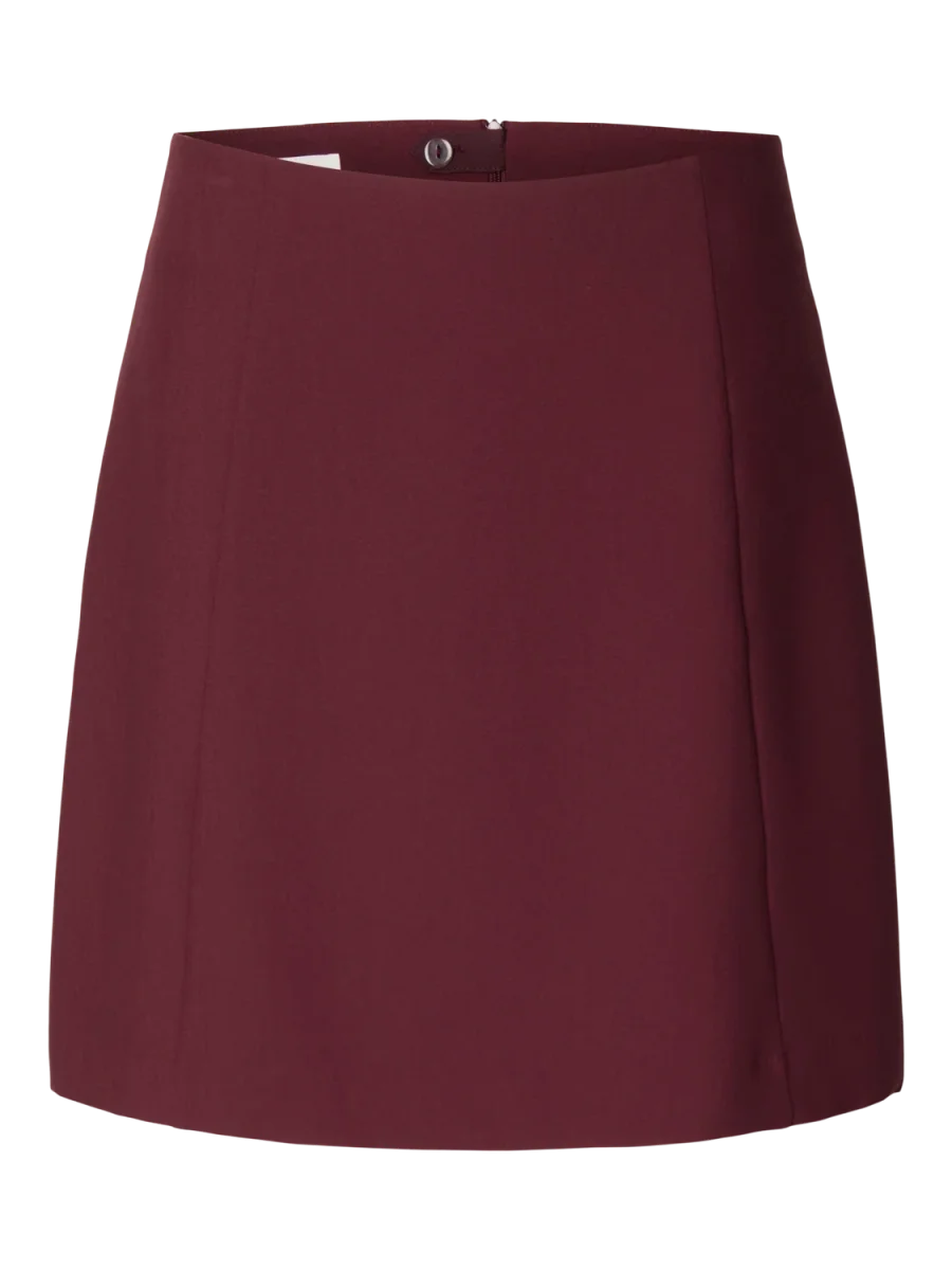 SLWRITA Short Skirt - Tawny Port - Image 2