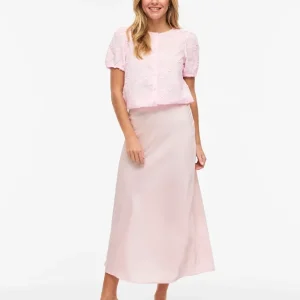 VIELLETTE Midi Skirt - Cherry Blossom