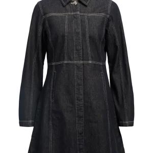 OBJANITA Midi Dress - Dark Blue Denim