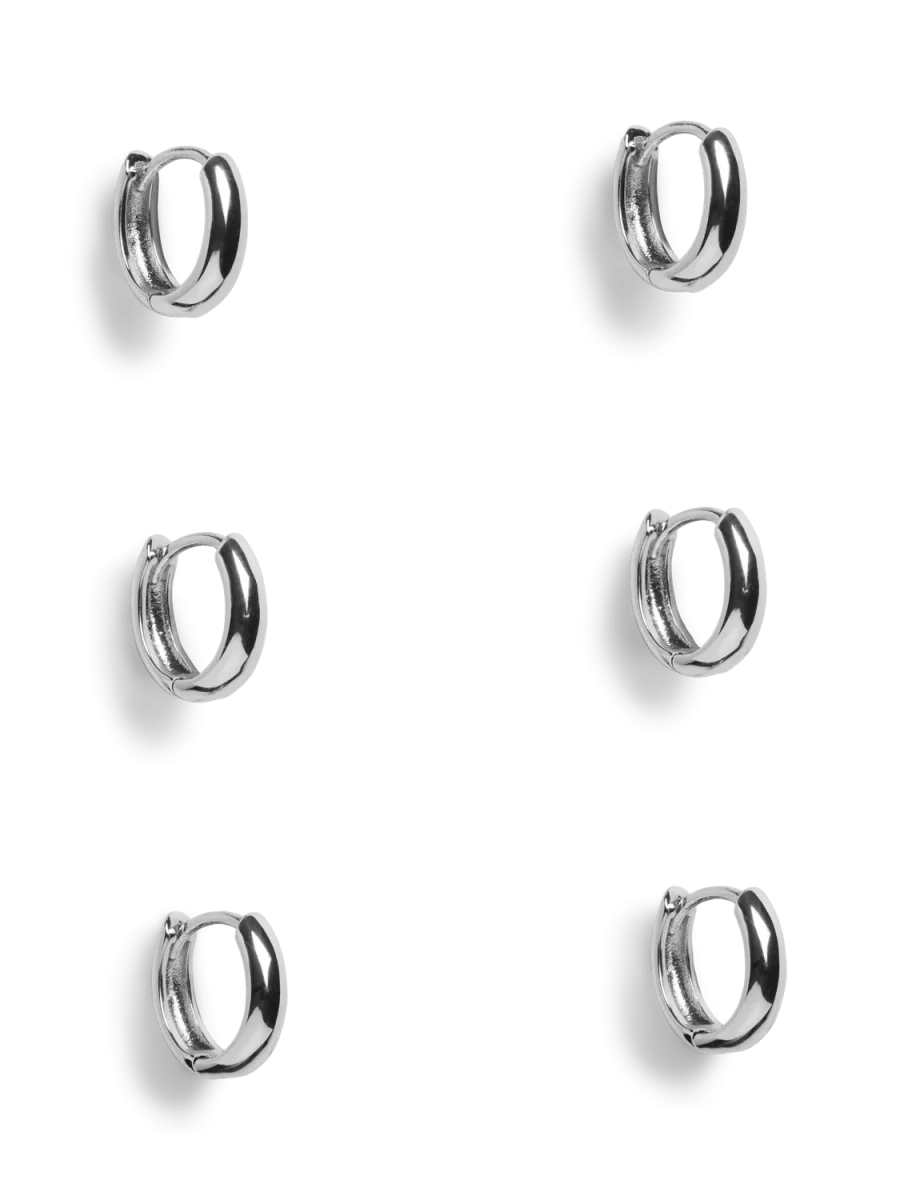 PCNAMI Earrings - Silver Colour