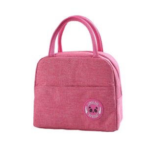 Rosa termisk vanntett lunsjpose